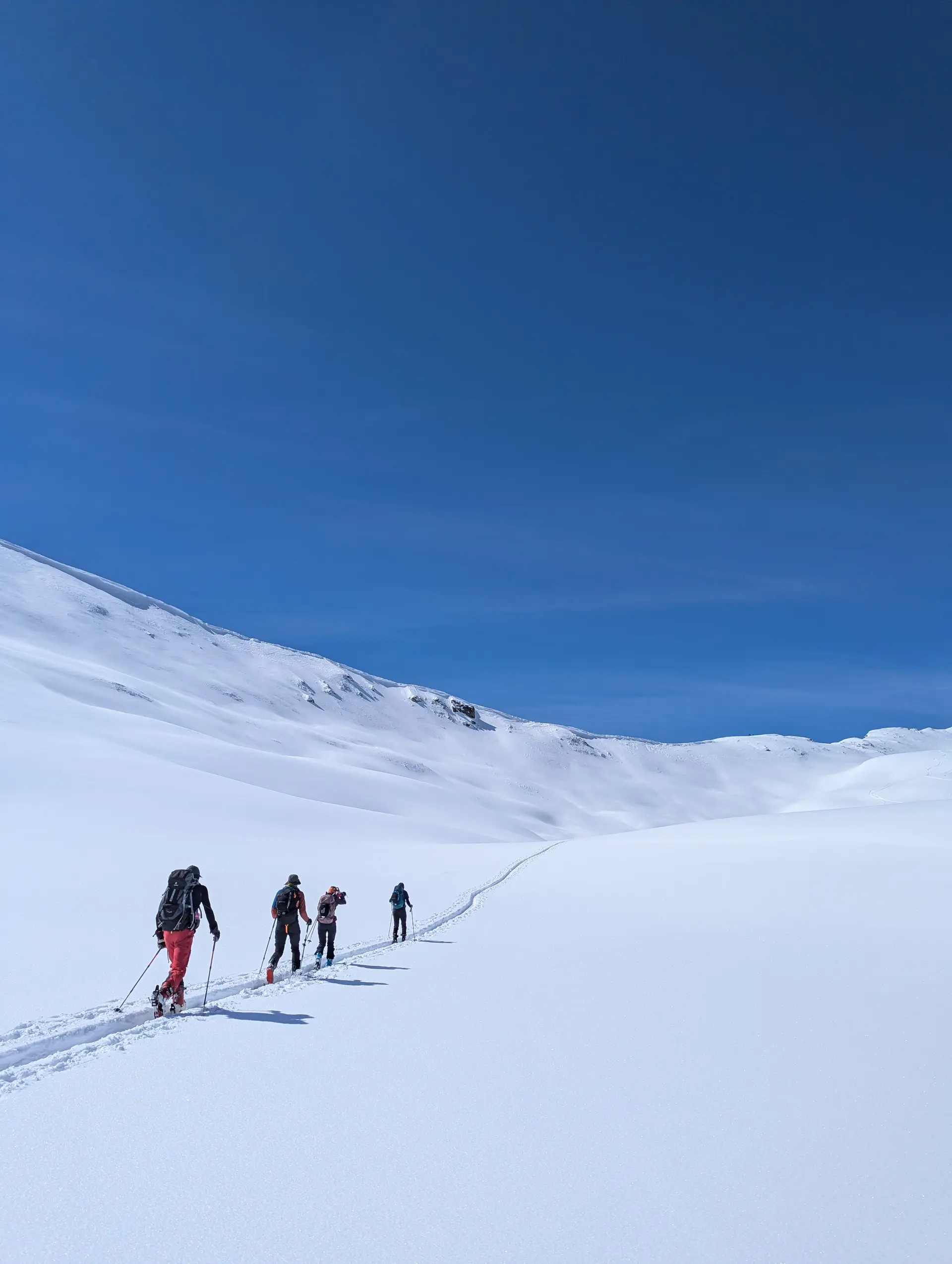 Foto: JuBe und Alpin-Gruppe - Tourengehen mit Gipfelpanorama | © JuBe und Alpin-Gruppe